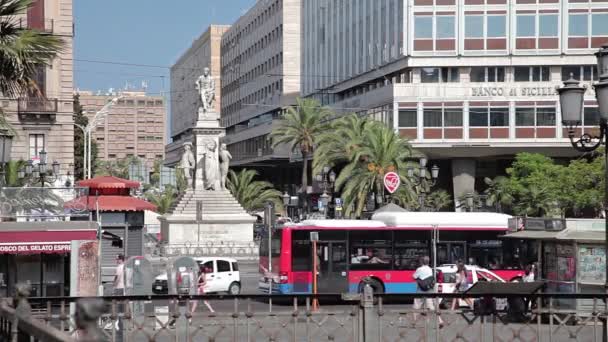 Catania 27 Temmuz Sicilya Adası, İtalya — Stok video