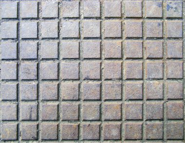 Kirli ve paslı sac metal