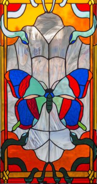 vitray - bir kelebek 2