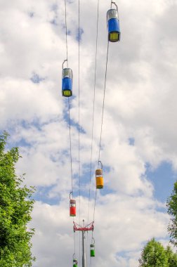 Parkta kablo demiryolu için görüntüleyin