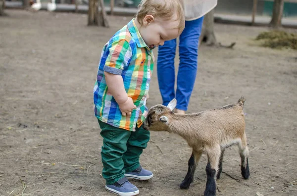 Genç anne küçük çocuğuyla birlikte yürüyor