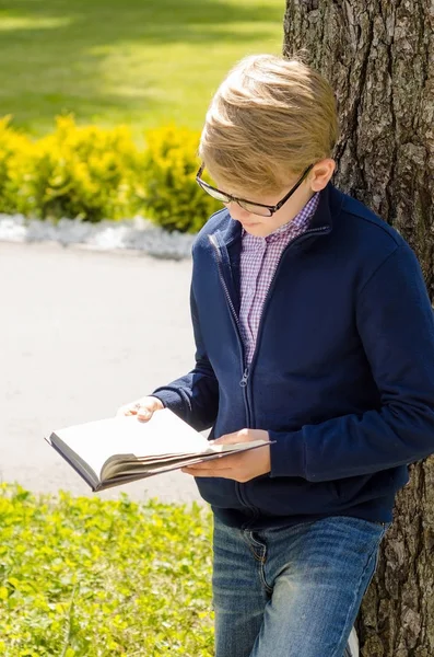 Genç bir kitap okuyor
