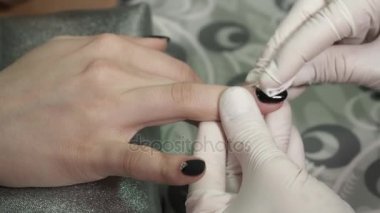 Çivi yapışkan katmandan açıklığın portre