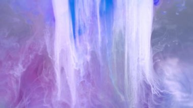 Portre renkli su arka plan doku yavaş beyaz mürekkep