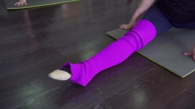 Germe egzersizleri closeup yapma stajyerler grubu