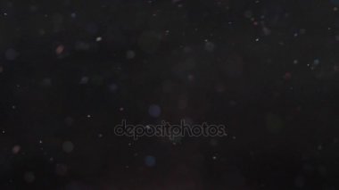 Işıltı uçan siyah arka plan, soyut yavaş hareket üzerine pembe