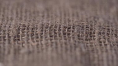 Bir çuval doku closeup makro