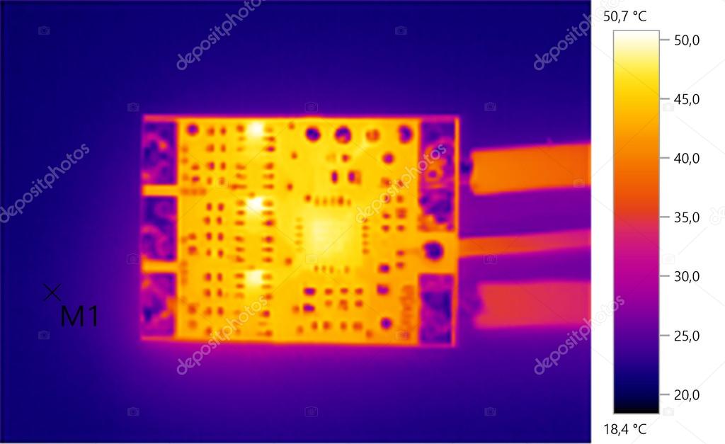  image photo thermal, electronic circuit