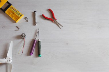 Tamir bakım dron, vida, Tornavidalar, pervaneleri