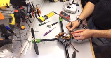 onarım bakım dron, denetim ve kaynak, Tornavidalar, araçlar, pervaneleri