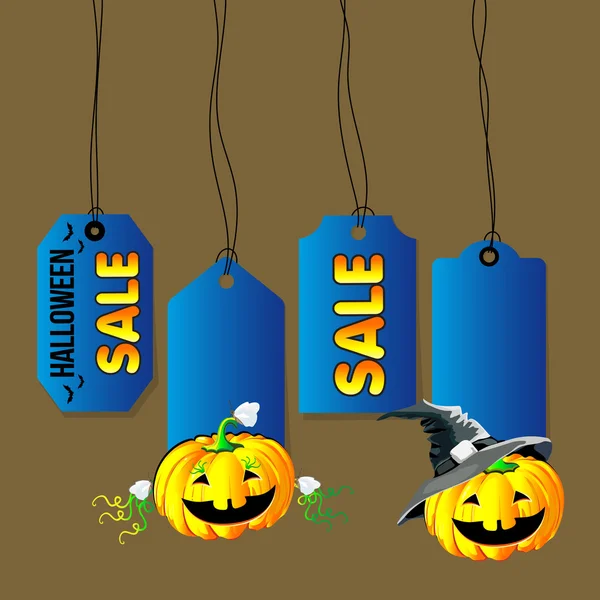 Cadılar Bayramı illüstrasyon. Satılık. Mavi renk.