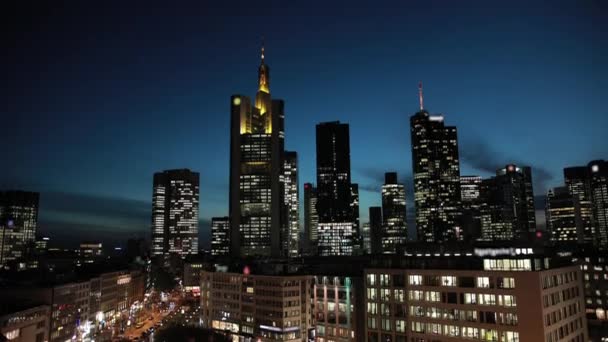 Piękny klip Europy najbardziej rozwinięte miasto. — Wideo stockowe