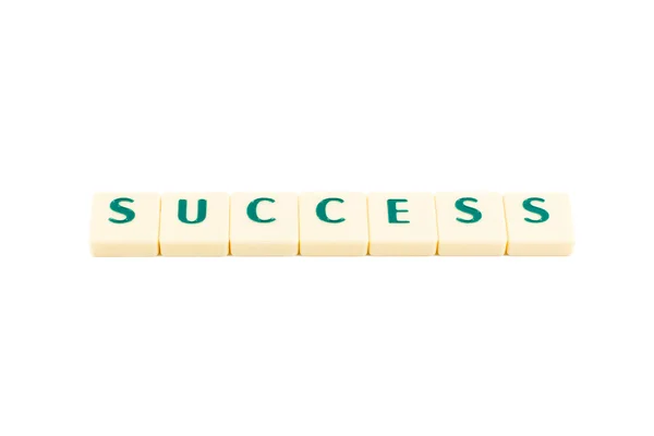 Word success on white background — Stock Photo, Image