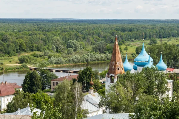 Гороховец, Владимирская область. Вид с горы Пужалова — стоковое фото