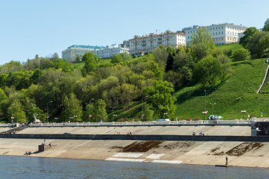 Nizhne-Volzhskaya ve Verkhne-Volzhskaya bentleri Nijniy Novgorod