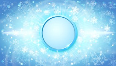 Kış arka plan ile snjwflakes.