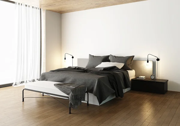 Modern yatak odası iç tasarımı