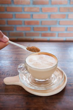 kahve. kahve fincanı. kırmızı şeker. Aroma. sıcak kahve.