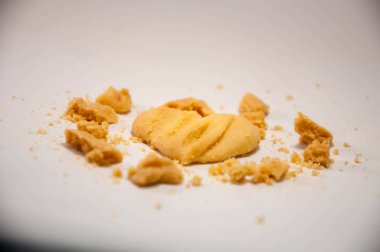 Gıda. kurabiye. Kalp şekli tanımlama bilgisi.