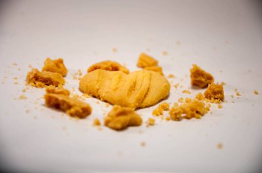 Gıda. kurabiye. Kalp şekli tanımlama bilgisi.