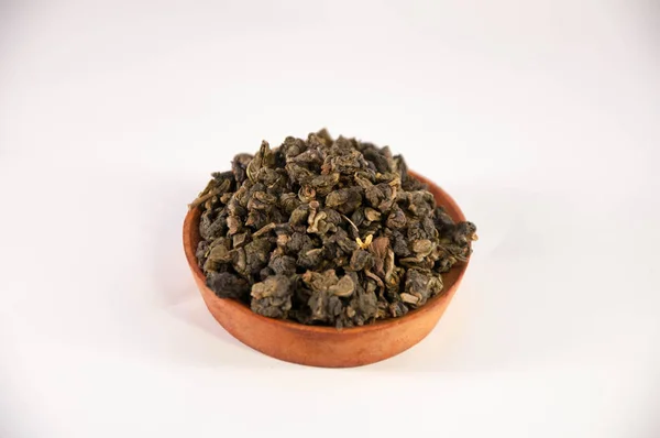 Чай сухой лист, ингредиент, пить чай — стоковое фото