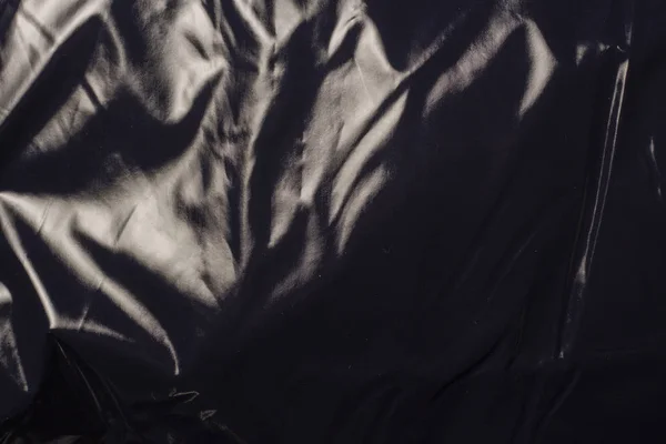 Чорне Гладке Глянсове Плетіння Його Можна Використовувати Текстуру Прапор Вид — стокове фото