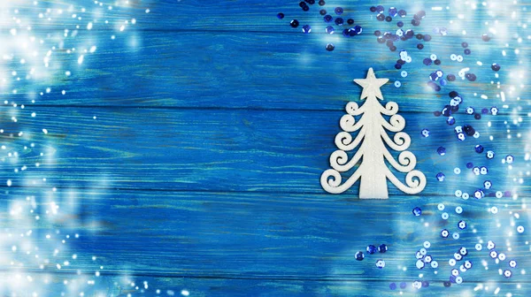 Festival parlak dekorasyon oyuncak beyaz Noel ağacı
