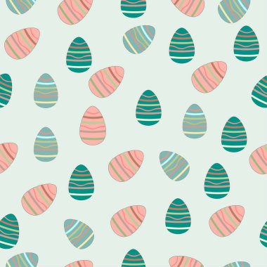 Renkli yumurta ile seamless modeli 