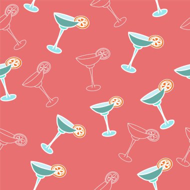 Ector Dikişsiz desen buz alkol margarita bir gla içkiyle