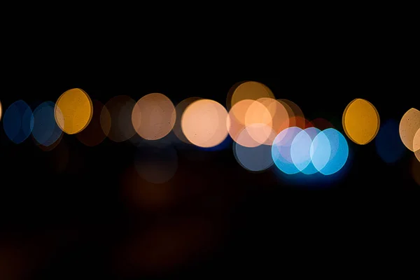 Illuminations Abstraites Bleu Nuit — Stock Photo, Image