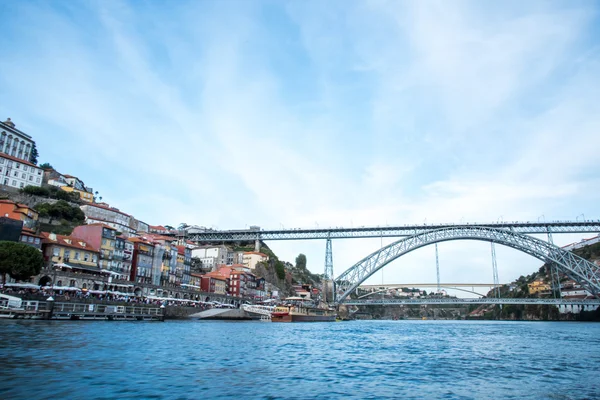 Pont Dom Luis et vieille ville de Porto, Portugal, Europe — Photo