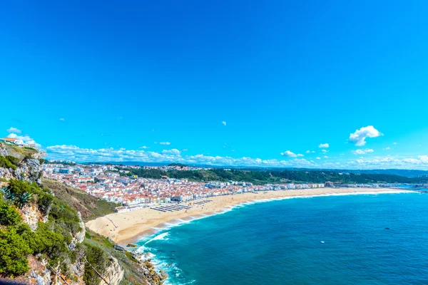 Nazare, surfing miasto paradise - Nazare, Portugalia — Zdjęcie stockowe