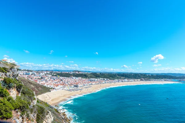 Nazare, surfing miasto paradise - Nazare, Portugalia — Zdjęcie stockowe