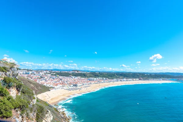 Nazare, surfing miasto paradise - Nazare, Portugalia — Zdjęcie stockowe