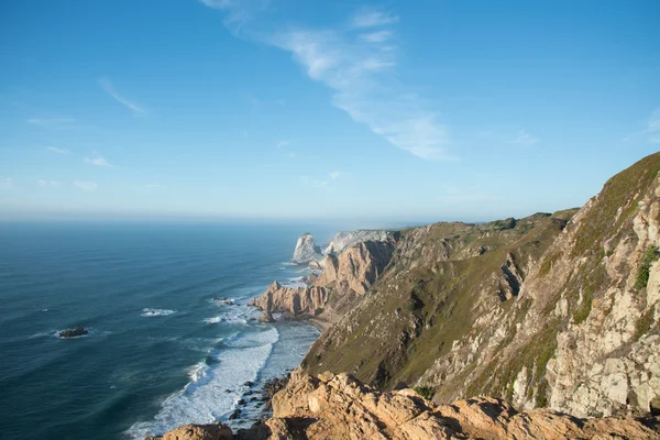 Άποψη του Cabo da Roca (Cape Roca), Πορτογαλία, στο δυτικότερο άκρο της ηπειρωτικής Ευρώπης. — Φωτογραφία Αρχείου