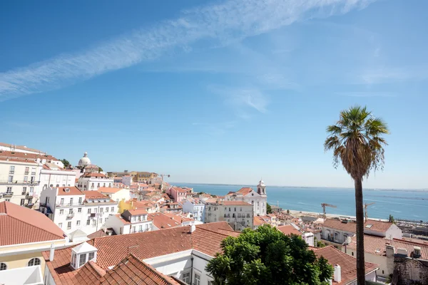 Panoramę miasta Lizbona, Portugalia — Zdjęcie stockowe