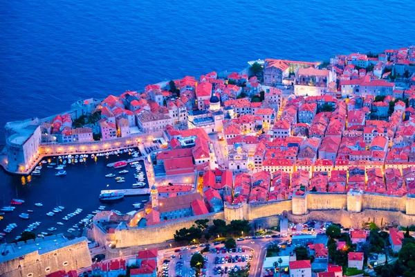Dubrovnik'in Hırvatistan aydınlatma