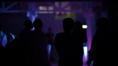 vücut, kulüp, dans, ışıklı, lazer, ışık, gece hayatı, insanları, ray, gösteri, siluet, spot