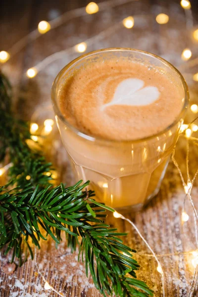 Flache weiße Kaffeetasse — Stockfoto