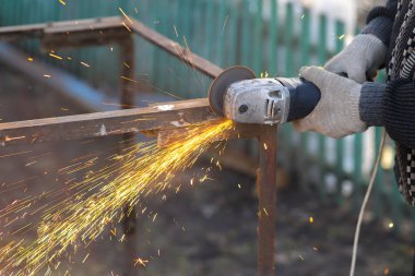 Açı değirmeni Sparks eski Metal