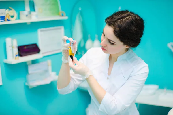 Cosmetologia médica plasma sanguíneo — Fotografia de Stock