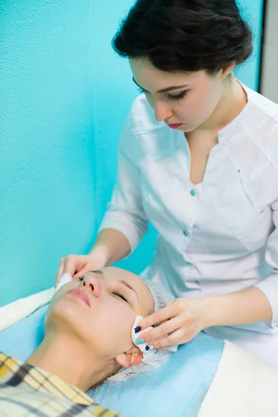 Medical cosmetology face cleaning — Stock Photo, Image
