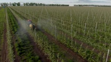 Kimyasal işleme elma bahçesi makine spreyleme traktör çiçek endüstrisi