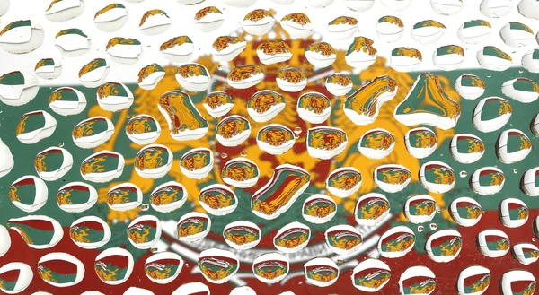 Bulgaristan bayrağı su damla gördüm