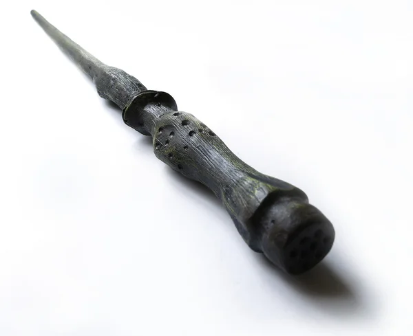 Beyaz arkaplan ile sihirli değnek