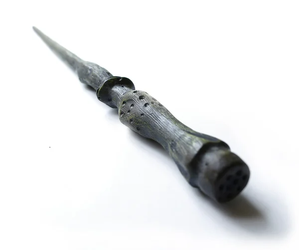 Beyaz arkaplan ile sihirli değnek