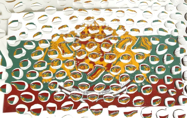 Bulgaristan bayrağı su damla gördüm