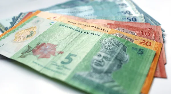 Malaysian ringgit currency — Stock Photo, Image