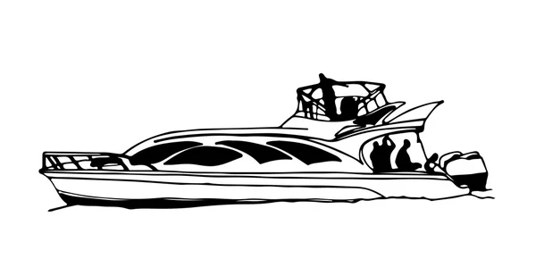 hızlı motorbot veya yat