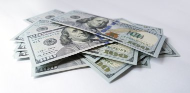 Bizi dolar beyaz zemin üzerine